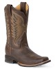 Stars & Stripes - WB-53 Brown Embroidery Cowboy Boots