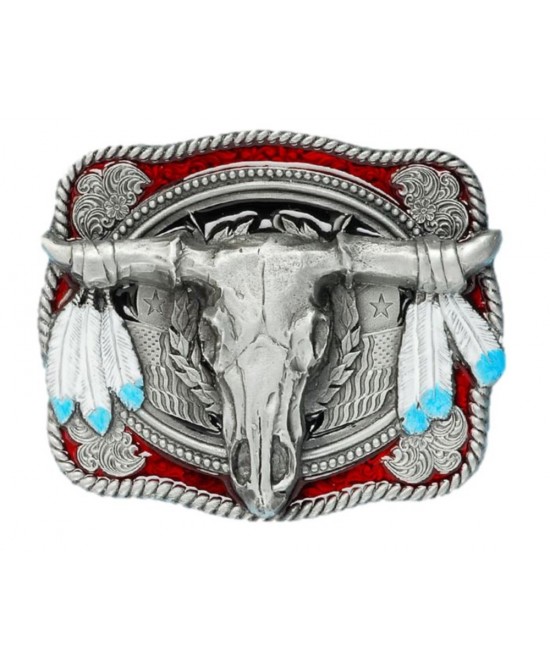 Belt Buckle - Steer Skull