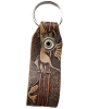 Belt Loop Keyring - Brown Horses