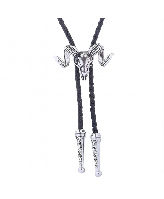 Bolo Tie - Ram Skull