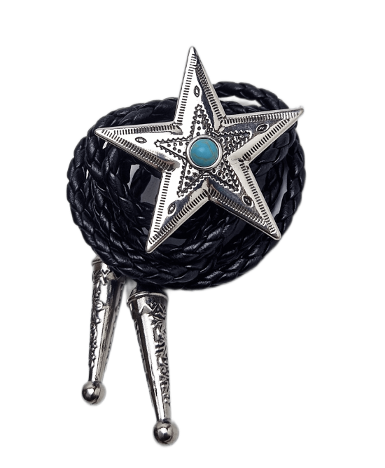 Bolo Tie - Star Turquoise