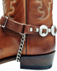 Boot Straps - Concho Tan Leather