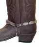 Boot Straps - Oval Stressed Dark Brown