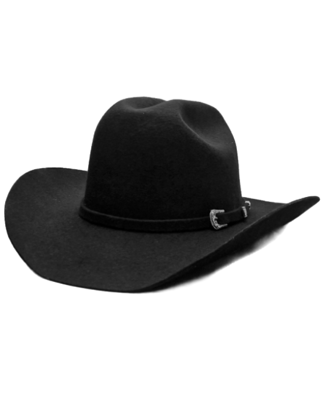 Wool Felt Western Black Hat