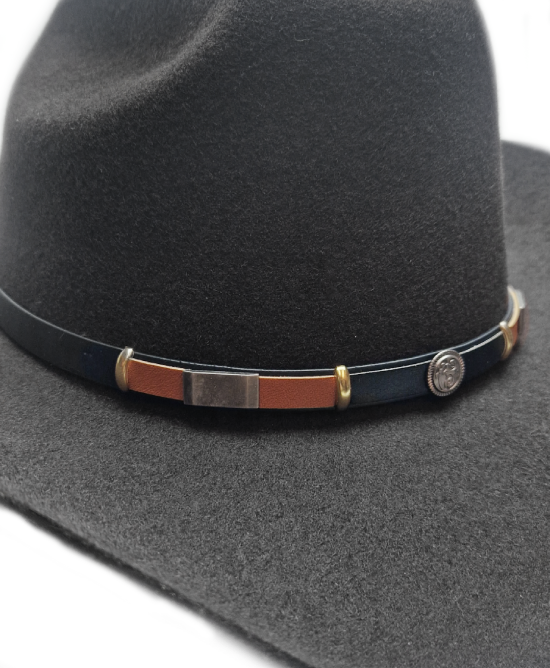 Wool Felt Western Black Hat