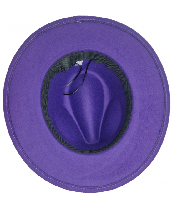 Felt Hat - Purple - One Size