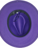 Felt Hat - Purple - One Size