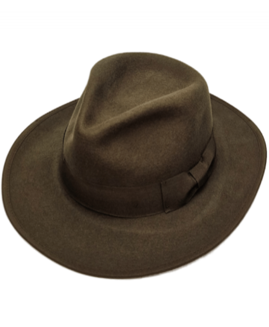 Wool Felt Hat - Brown