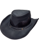 Leather Western Hat - Black