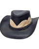 Leather Western Hat - Black