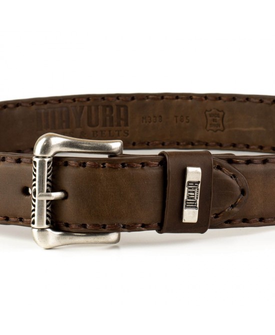 Mayura 338 Bovine Belt Brown Crazy Old Sadale