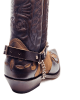 Boot Straps - Conical Wide Dark Brown