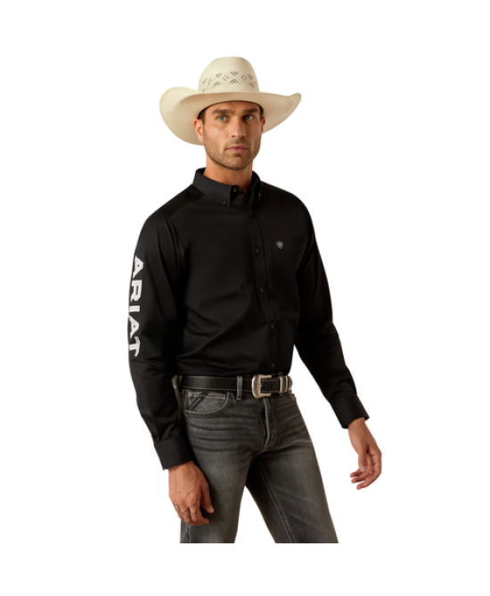 Ariat Team Logo Twill Classic Fit Shirt - Black