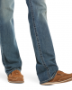 Ariat - R.E.A.L. Mid Rise Icon Stackable Straight Leg Jean