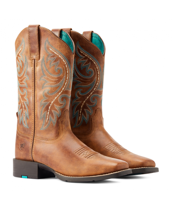 Ariat - Round Up Back Zip Western Boot