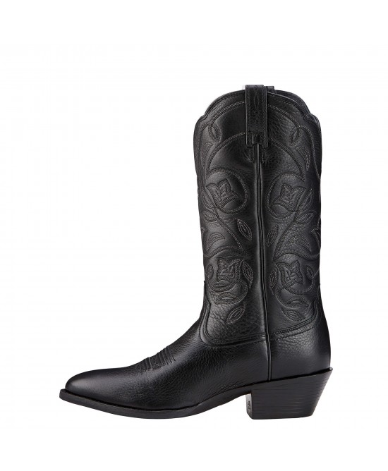 Ariat - Heritage R Toe Black Deertan