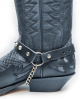 Boot Straps - Conical Stud Black - Thick