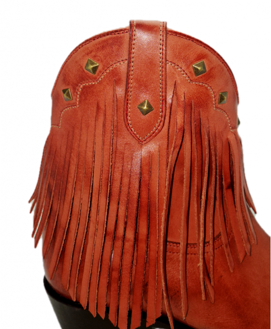 Mayura - Vintage Red with Fringes - 2374