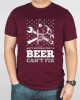 Rootin' Tootin' Tees - Ain't Nothing A Beer Can't Fix Red