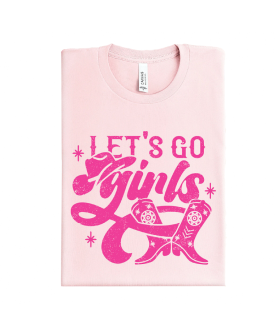 Rootin' Tootin' Tees - Let's Go Girls Pink