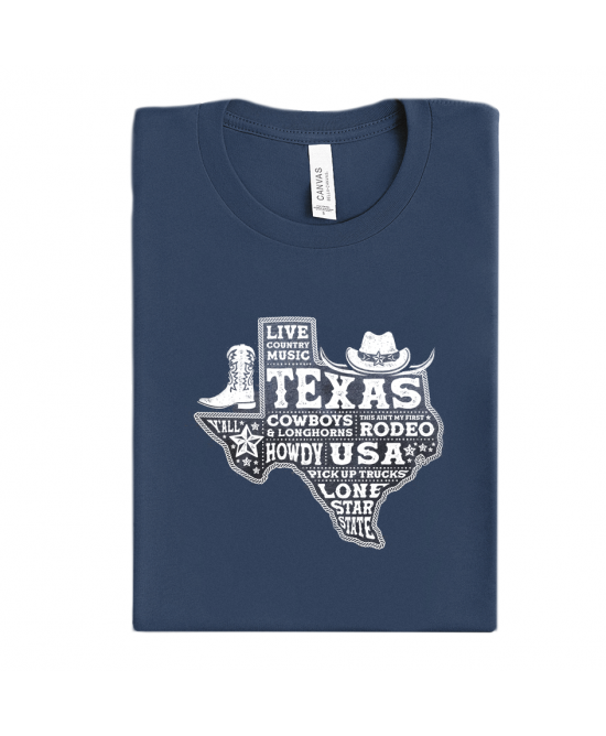 Rootin' Tootin' Tees - Texas Blue