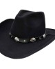 Wool Felt Western Concho Hat