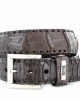 Mayura 214 Crocodile/Python Belt Castana