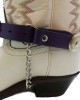 Boot Strap - Back Fringe Purple