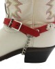 Boot Straps  - Oval Red 