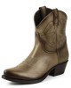 Brown/Grey Cowgirl Ankle Boots